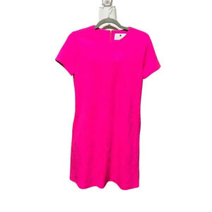 Lisa Perry Wool Hot Pink Dress wool NWT